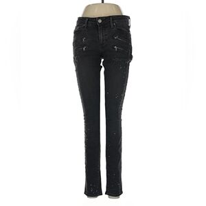 Paige distressed black ripped jeans - 4
